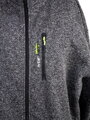 Pánská mikina - 4xl - 9xl -  středně šedý melír