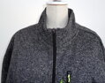 Pánská mikina - 4xl - 9xl -  středně šedý melír