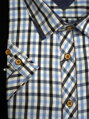Pánská košile - 4xl - 5xl - 6xl - 7xl- 8xl - kostka modrá