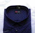 Pánská modní košile 4xl - 5xl- 6xl - 7xl- 8xl - modrá