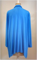 Tunika - kabátek - modrá - nadměrka