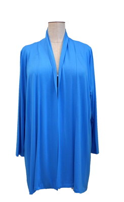 Tunika - kabátek - modrá - nadměrka