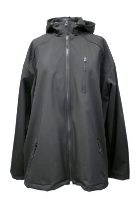 Pánská softshellová bunda černá - nadměrné velikosti 
