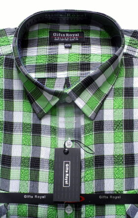 Sportovní košile pánská - nadměrné velikosti - zeléná