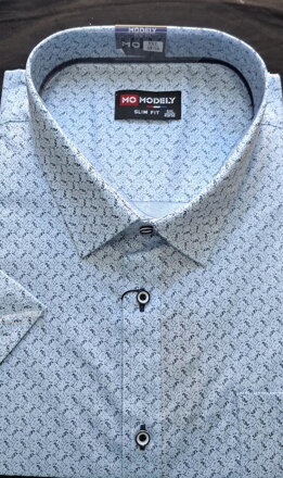 Pánská košile - 4xl - 5xl - 6xl - 7xl- 8xl - modrá