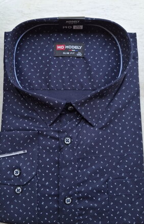 Pánská košile - 4xl - 8xl - modrá